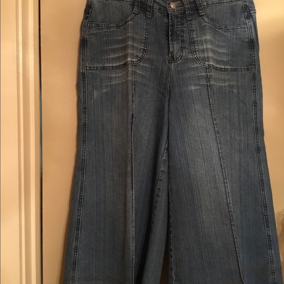 DESTINY JEANS Pants - 💠💠LADIES DESTINY WIDE-LEGGED DENIM GUACHOS💠💠